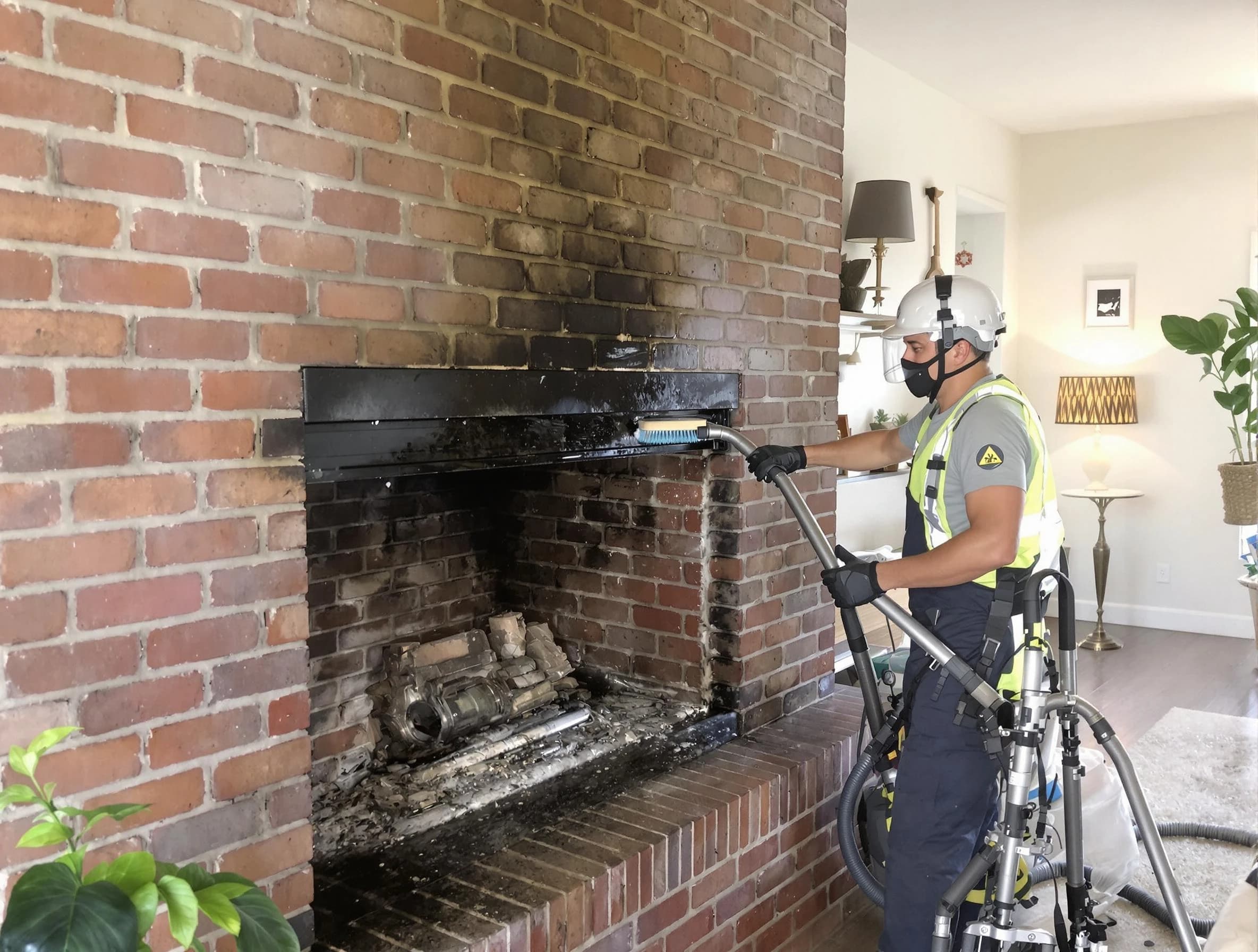 Brook Highland Chimney Sweep providing fireplace cleaning services in Brook Highland, AL