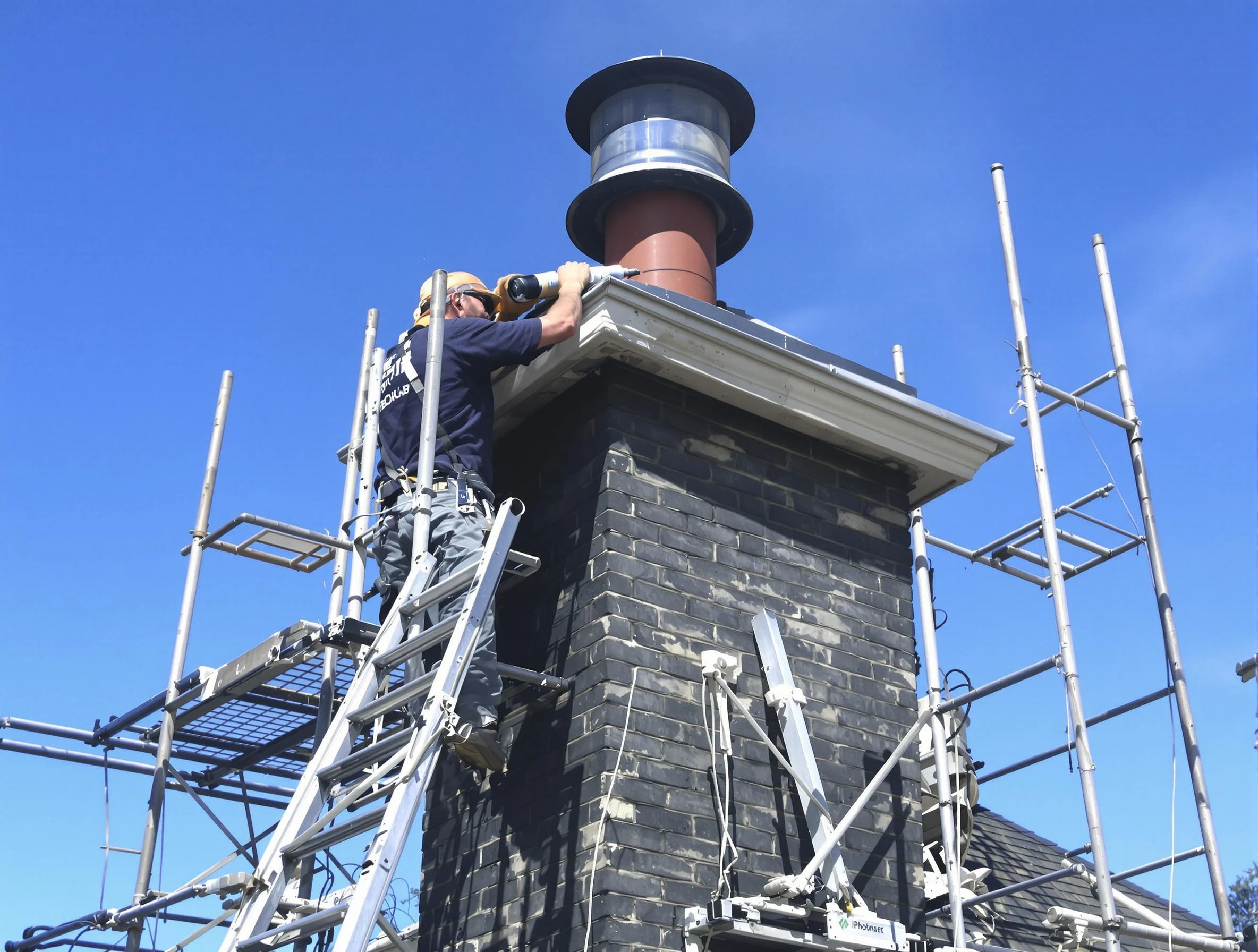 Sturdy chimney crown finished by Brook Highland Chimney Sweep in Brook Highland, AL
